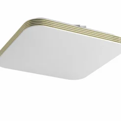 Sklep Kaja Ledowy plafon ze złotą obramówką 33x33cm 4000K ML0253 DABAR | Kaja* Lampy Do Łazienki|Plafony Klasyczne