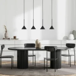 Sklep Kaja Liniowa lampa do oświetlenie stołu TK 10305 CONO BLACK MINI | Kaja Cheap