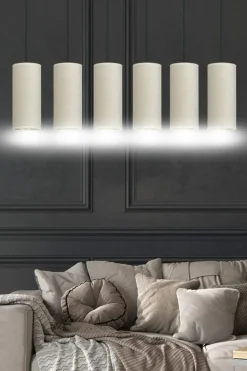 Sklep Kaja Liniowa lampa wisząca z wąskimi abażurami 1059/6 BENTE | Kaja Sale
