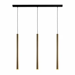Sklep Kaja Liniowa lampa wisząca ze złotymi tubami ANT 8885 AKADI | Kaja Flash Sale