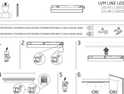 Sklep Kaja Listwa LED do szynymagnetycznej 1F 10143 LVM LINE LED | Kaja* Szynoprzewody Podtynkowe|Szynoprzewody Natynkowe