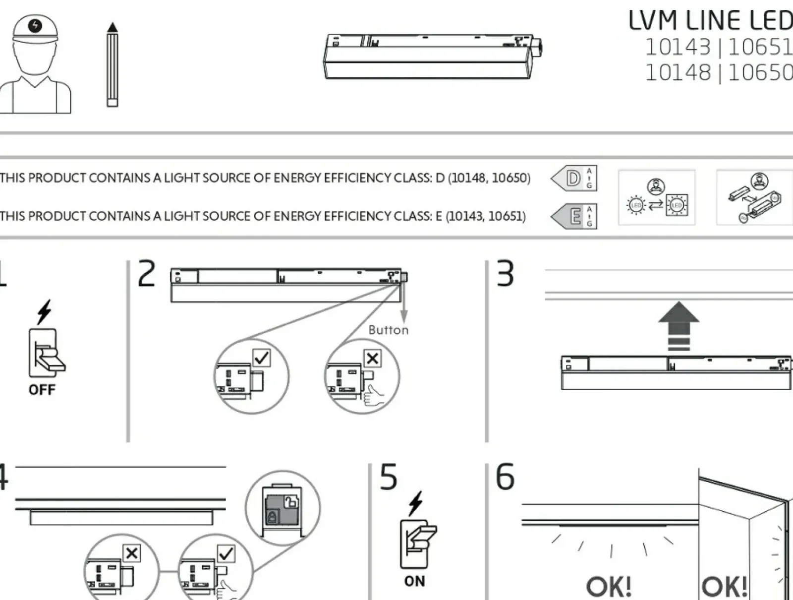 Sklep Kaja Listwa LED do szynymagnetycznej 1F 10143 LVM LINE LED | Kaja* Szynoprzewody Podtynkowe|Szynoprzewody Natynkowe