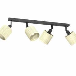 Sklep Kaja Listwa sufitowa z rattanowymi reflektorami LX 5298 RATTAN SPOT | Kaja Shop