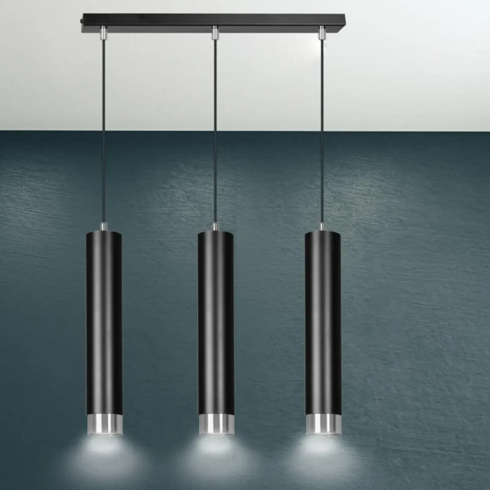 Sklep Kaja Listwa z 3 lampami wiszącymi nad stół w jadalni 643/3 | Kaja Flash Sale