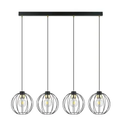 Sklep Kaja Listwa z czterema zwisającymi drucianymi kulami 1222/4 z serii GINO Hot