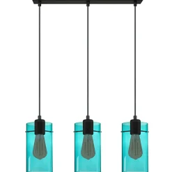 Sklep Kaja Listwa z niebieskimi kloszami w kształcie tub TK 3453 - FIRENZE NEW Clearance