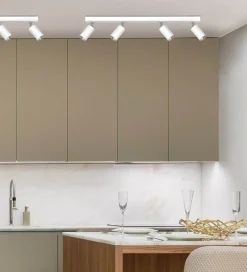 Sklep Kaja Listwa z reflektorami do nowoczesnej kuchni K-4556 KAYLA | Kaja biały Cheap