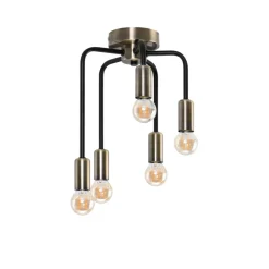 Sklep Kaja Loftowa lampa sufitowa na dekoracyjny żarówki 35-01337 SAGA | Kaja Shop