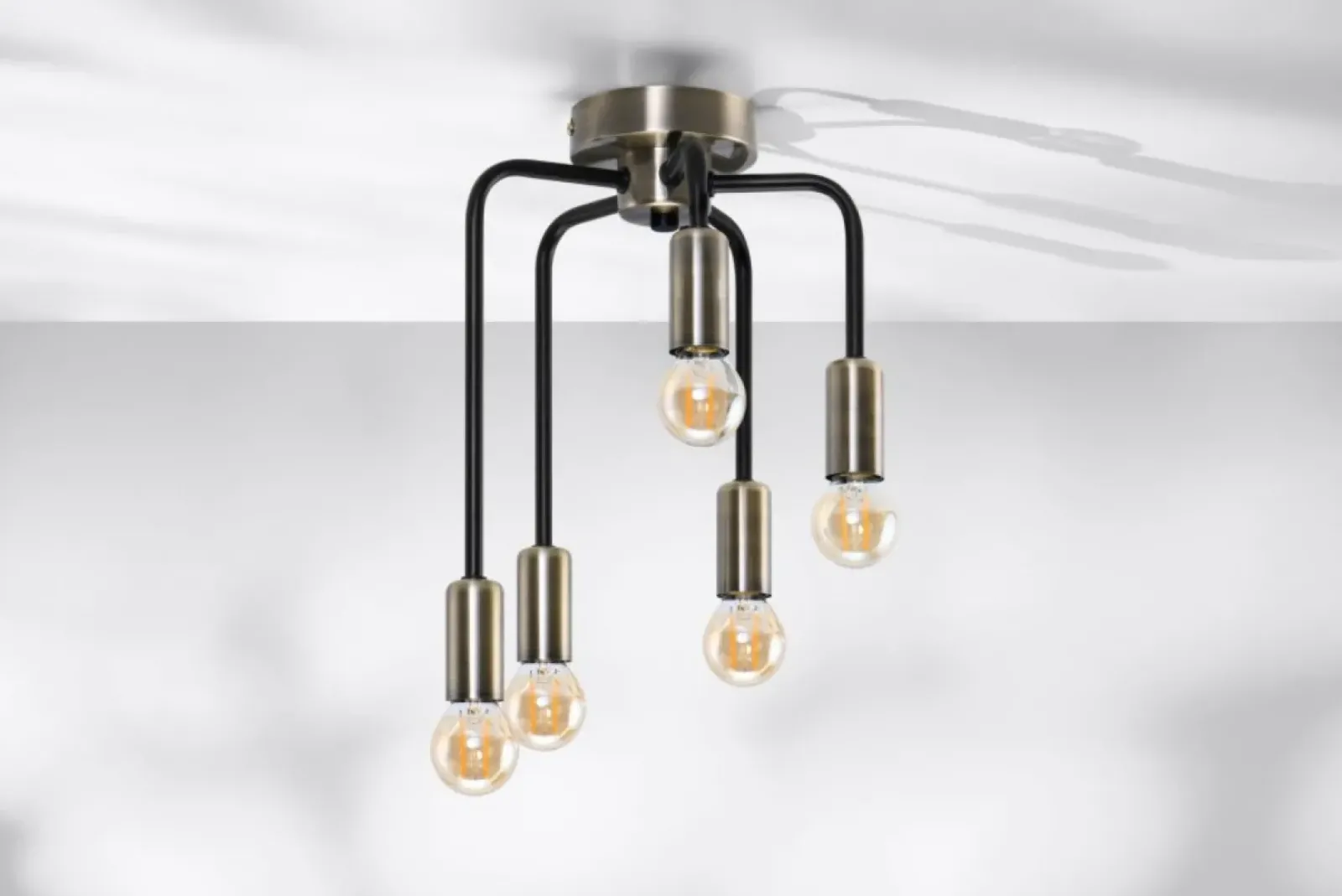 Sklep Kaja Loftowa lampa sufitowa na dekoracyjny żarówki 35-01337 SAGA | Kaja Shop