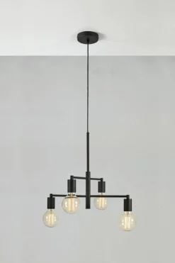Sklep Kaja Loftowa lampa wisząca bez kloszy, do sypialni 108716 CIELO | Kaja Cheap