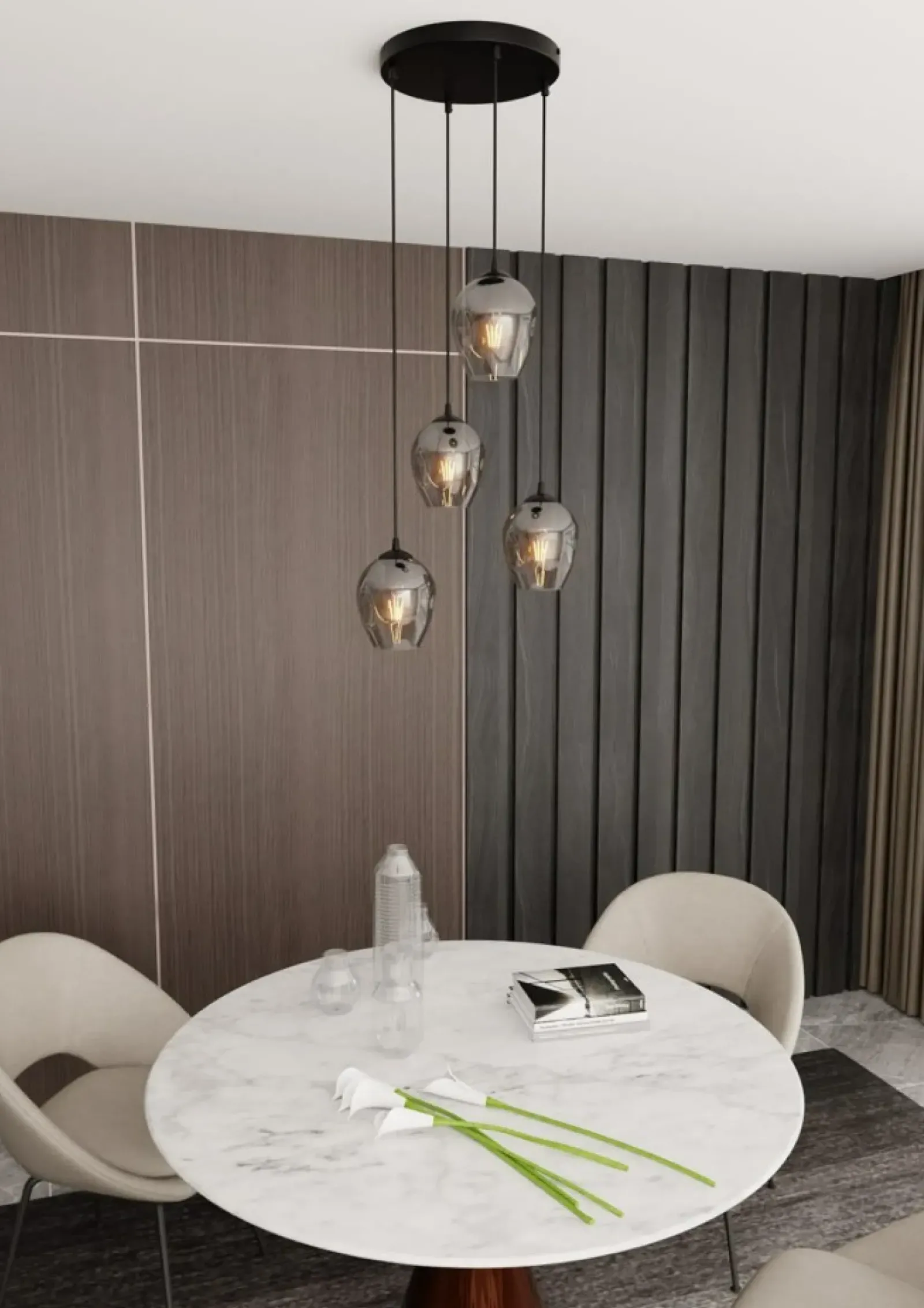 Sklep Kaja Loftowa lampa wisząca do sypialni 680/4PREM ISTAR PREMIUM | Kaja Hot