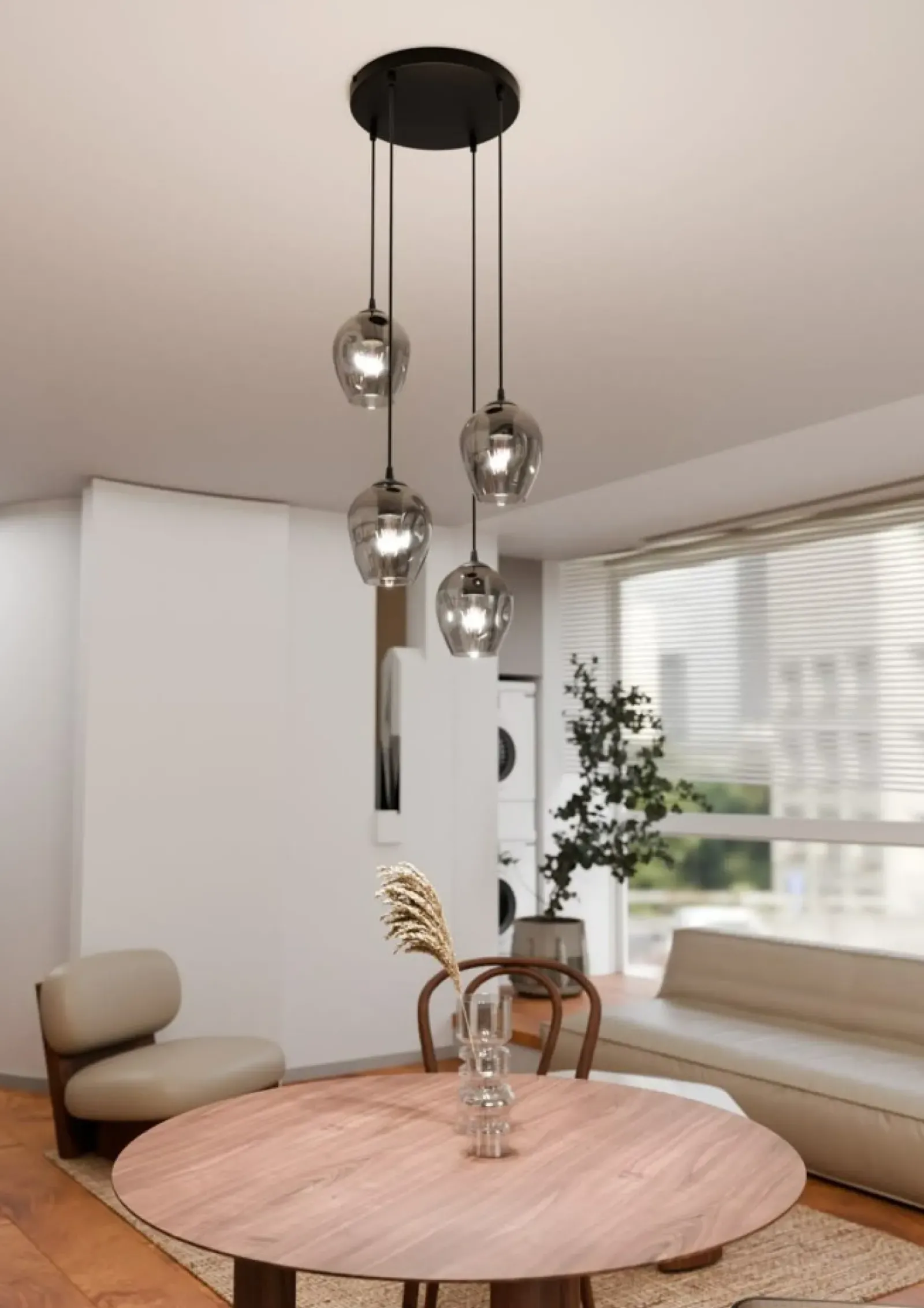 Sklep Kaja Loftowa lampa wisząca do sypialni 680/4PREM ISTAR PREMIUM | Kaja Hot