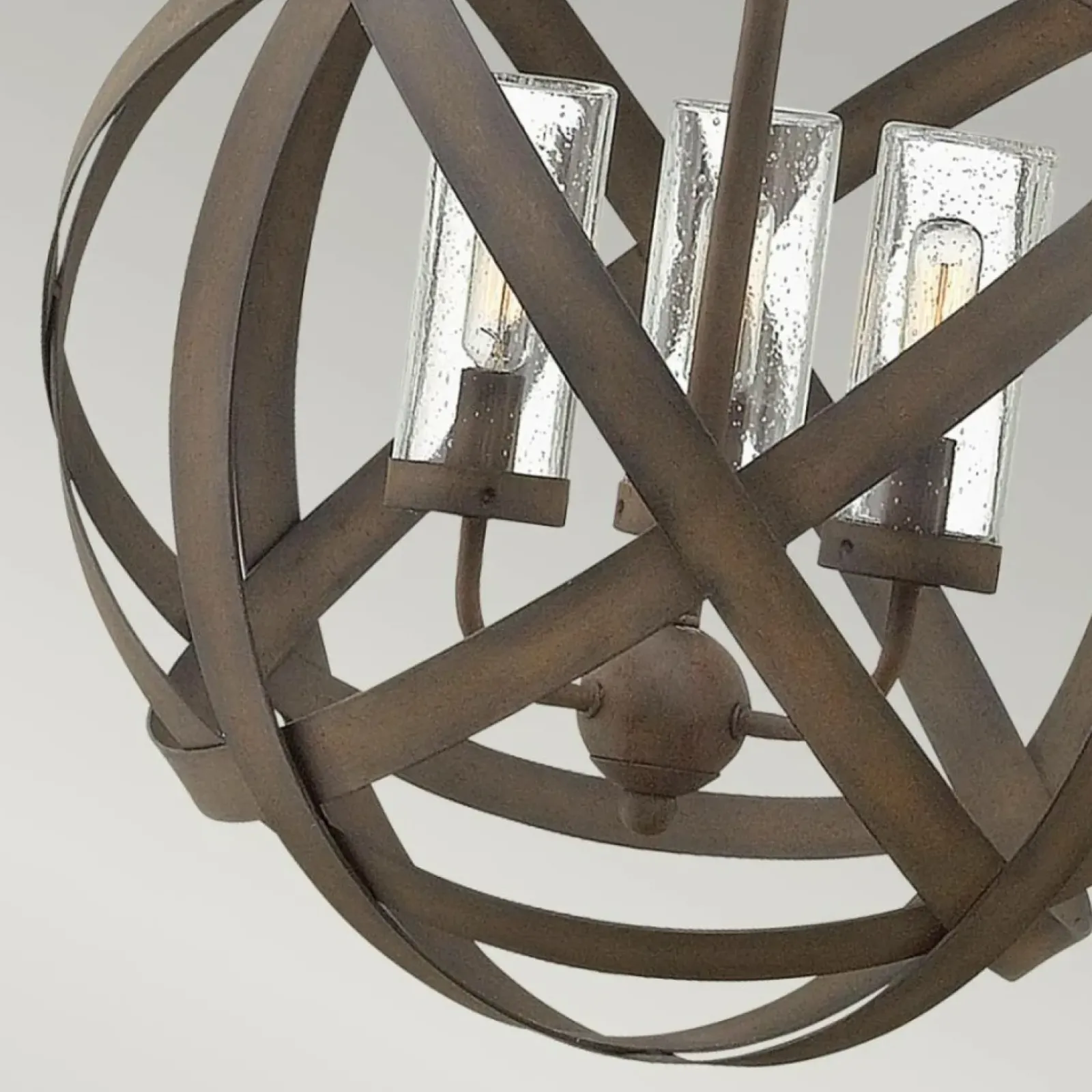 Sklep Kaja Loftowa lampa wisząca, na trzy żarówki HK-CARSON-3P z serii CARSON vintageżelazo Fashion