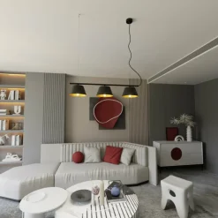 Sklep Kaja Loftowa lampa wisząca nad wyspę kuchenną 1337/3 GELATO | Kaja Store