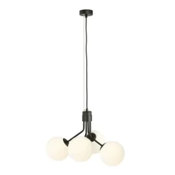 Sklep Kaja Loftowa lampa wisząca z białymi kloszami 1138/4 NOVA | Kaja New