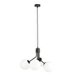 Sklep Kaja Loftowa lampa wisząca z białymi kloszami 1138/4 NOVA | Kaja New