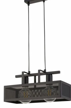 Sklep Kaja Loftowa lampa wisząca z metalowym kloszem SIG 32175 z serii ALBERT czarny New