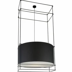 Sklep Kaja Loftowy zwis geometryczny - czarny 145cm ANT 9031 PAA | Kaja Shop