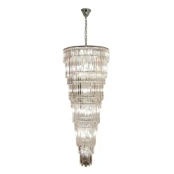 Sklep Kaja Luksusowa, duża lampa wisząca glamour ZM 19002/40-CHR LUXE | Kaja Best