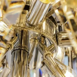 Sklep Kaja Luksusowa, duża lampa wisząca glamour ZM 19002/40-CHR LUXE | Kaja Best