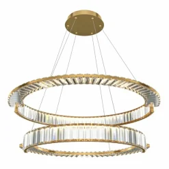 Sklep Kaja Luksusowa lampa wisząca, kryształowa P097PL-L90G4K z serii KRONE złoty Outlet