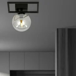 Sklep Kaja Mała, geometryczna lampa sufitowa z kloszem 1131/1E IMAGO | Kaja Flash Sale