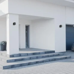 Sklep Kaja Mała kostka lampa ścienna na elewację GU10 EKO8326 BOKA | Kaja* Kinkiety Ogrodowe