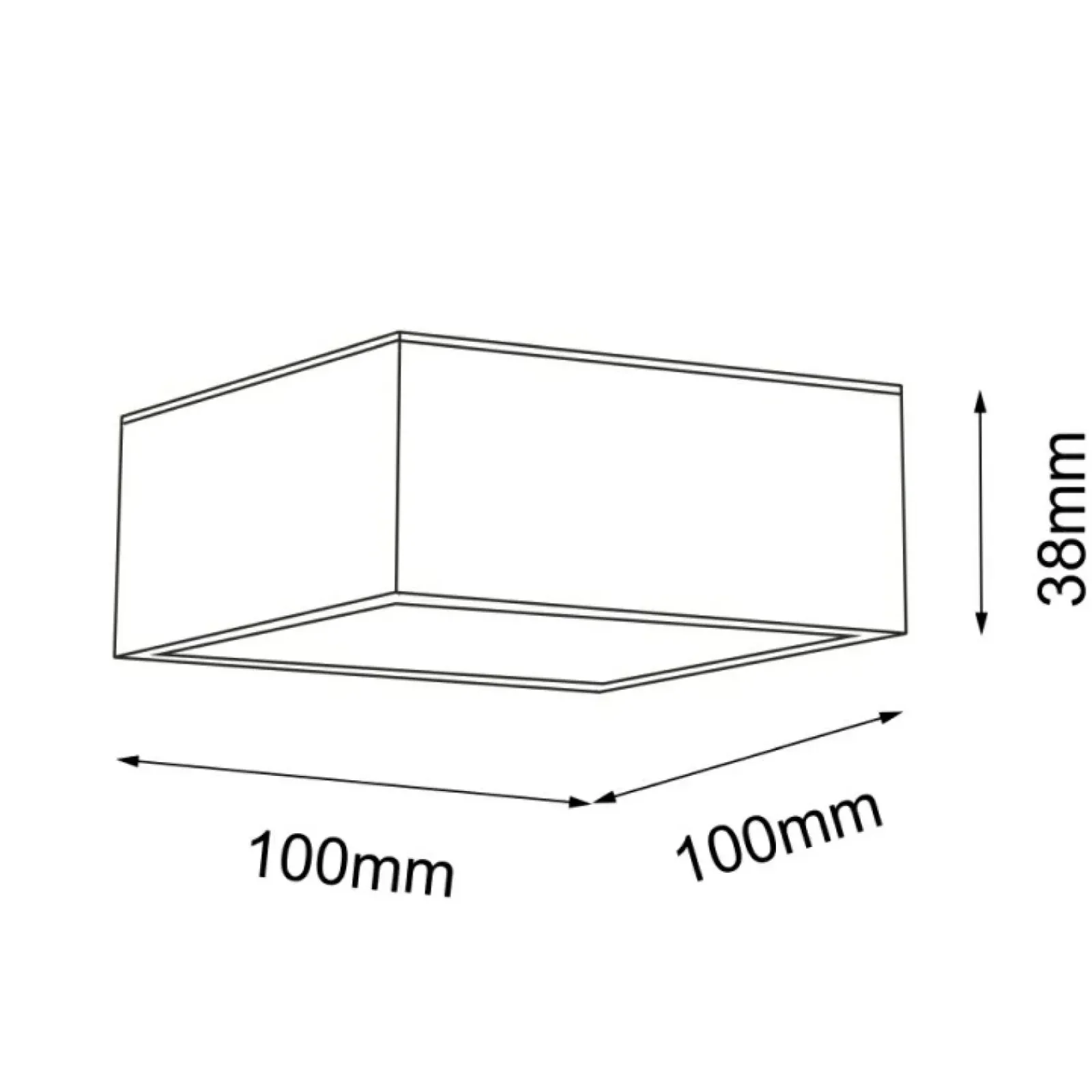 Sklep Kaja Mała lampa natynkowa LED IP44 4000K ANT 8578 z serii TOTTO* Lampy Led|Lampy Do Łazienki