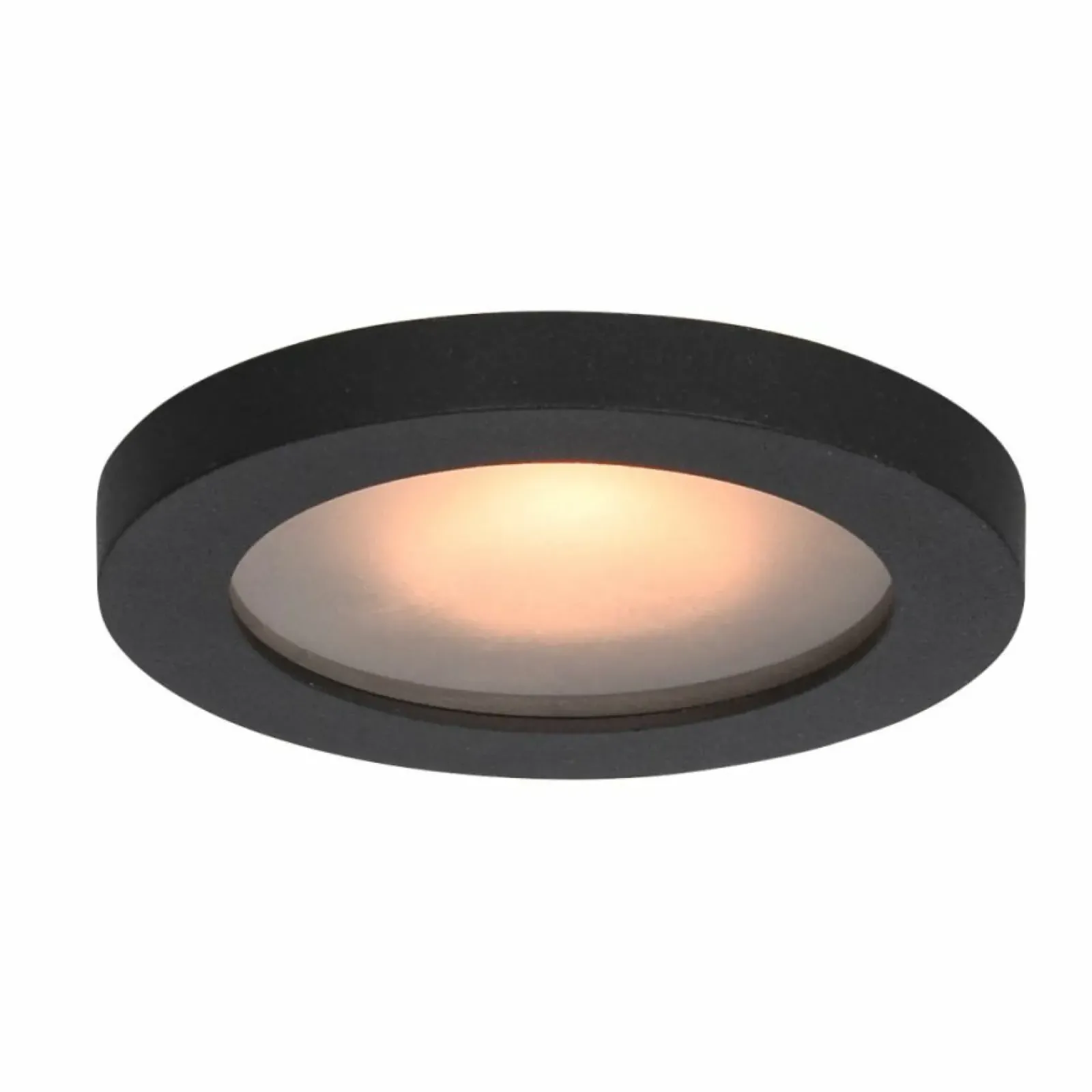 Sklep Kaja Mała lampa wpustowa ze stałym światłem DL-26385-GU10-BK ANTAR | Kaja* Lampy Do Łazienki|Oprawy Podtynkowe