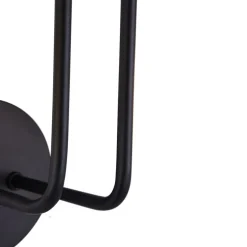 Sklep Kaja Metalowa, czarna lampa ścienna T532WL-02B GILBERT | Kaja Oświetlenie* Kinkiety Tradycyjne