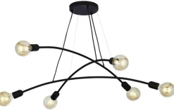 Sklep Kaja Metalowa lampa wisząca do salonu TK 2726 HELIX | Kaja Oświetlenie Discount