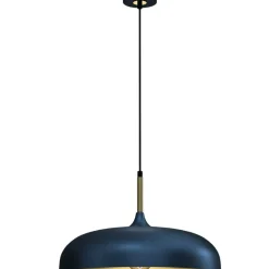 Sklep Kaja Metalowa lampa wisząca, niebieski klosz MLP7901 z serii LINCOLN | Kaja Oświetlen Hot