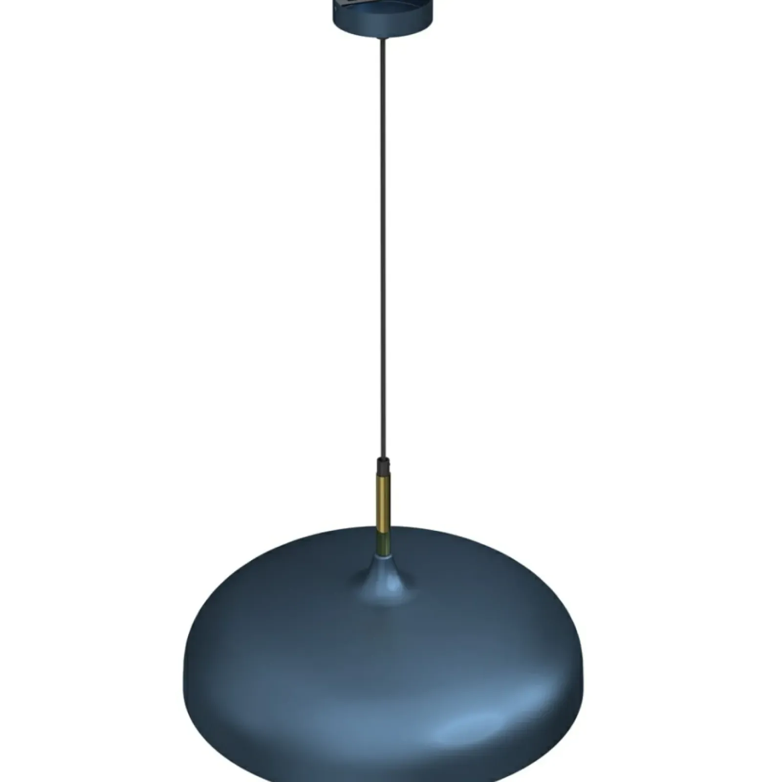 Sklep Kaja Metalowa lampa wisząca, niebieski klosz MLP7901 z serii LINCOLN | Kaja Oświetlen Hot