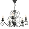 Sklep Kaja Metalowa, świecznikowa lampa wisząca LX 5781 MAURO | Kaja Oświetlenie* Randole Tradycyjne