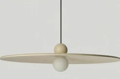 Sklep Kaja Minimalistyczna, beżowa lampa wisząca do kuchni AZ5907 FREYA | Kaja New