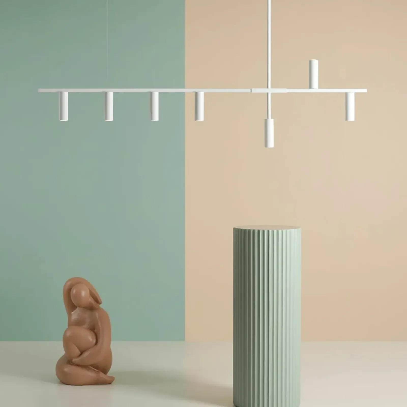 Sklep Kaja Minimalistyczna, biała lampa wisząca nad stół 1104T z serii TREVO Zadzwońporabattel.783200183(8-16)/mailsklep@kaja.com.pl Clearance