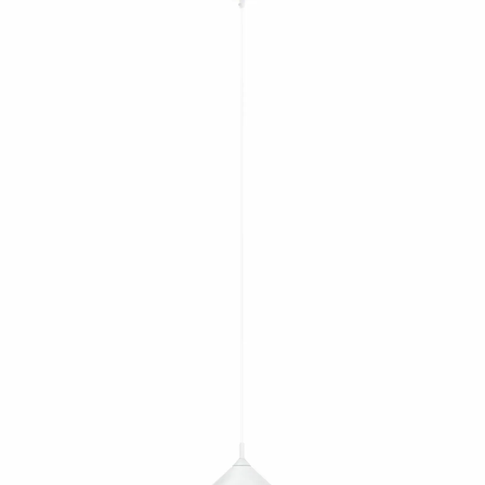 Sklep Kaja Minimalistyczna, biała lampa wisząca stożek ANT 5167 NO. AI | Kaja Outlet