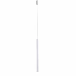 Sklep Kaja Minimalistyczna, biała lampa wisząca tuba ANT 7573 YABU | Kaja Outlet