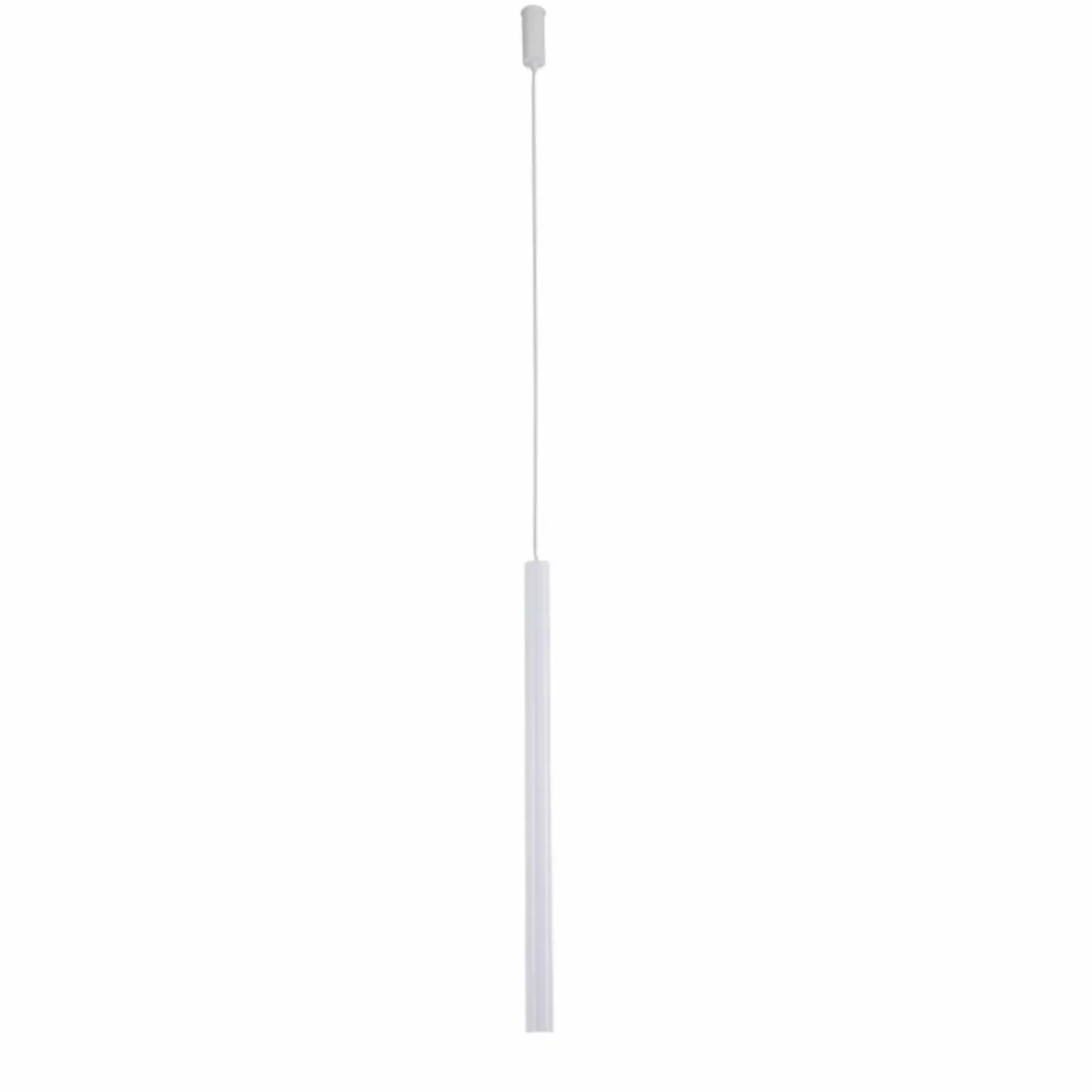 Sklep Kaja Minimalistyczna, biała lampa wisząca tuba ANT 7573 YABU | Kaja Outlet