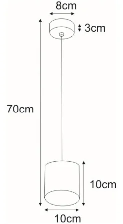 Sklep Kaja Minimalistyczna, biała lampa wisząca K-4190 ALU WHITE | Kaja biały Hot
