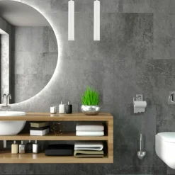 Sklep Kaja Minimalistyczna, biała lampa wisząca tuba ML8869 PORTER | Kaja Best