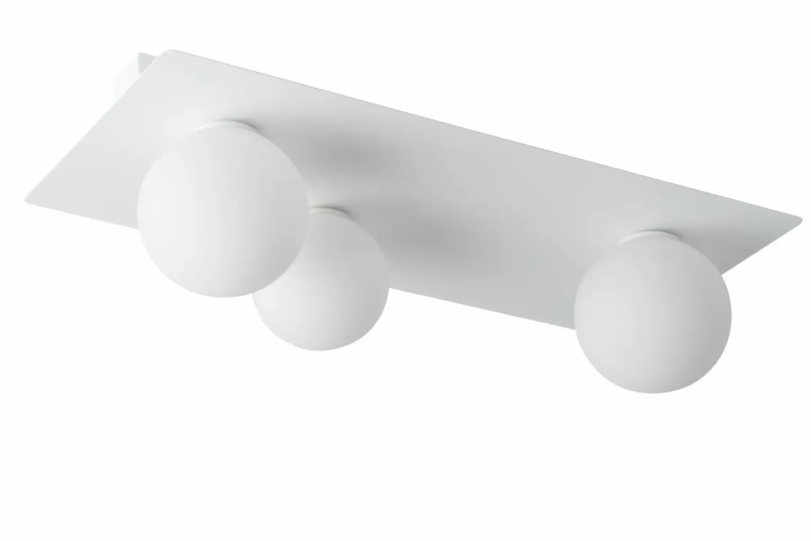 Sklep Kaja Minimalistyczna, biała lampa z kloszami SIG 33278 ARGON PROSTOKĄT biały Sale