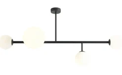 Sklep Kaja Minimalistyczna, czarna lampa sufitowa z kulami 1092PL_L1 DIONE Zadzwońporabattel.783200183(8-16)/mailsklep@kaja.com.pl Store