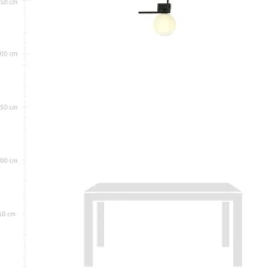 Sklep Kaja Minimalistyczna, czarna lampa sufitowa z kloszem 1130/1G IMAGO | Kaja Cheap