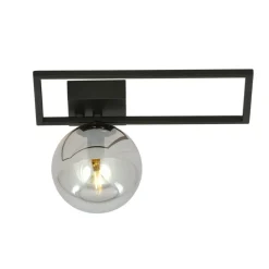 Sklep Kaja Minimalistyczna, czarna lampa sufitowa z kulą 1131/1D IMAGO | Kaja Discount