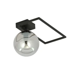 Sklep Kaja Minimalistyczna, czarna lampa sufitowa z kulą 1131/1D IMAGO | Kaja Discount