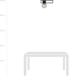Sklep Kaja Minimalistyczna, czarna lampa sufitowa z kulą 1131/1D IMAGO | Kaja Discount