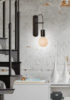 Sklep Kaja Minimalistyczna, czarna lampa ścienna 21-70890 ALTO | Kaja Oświetlenie* Kinkiety Tradycyjne