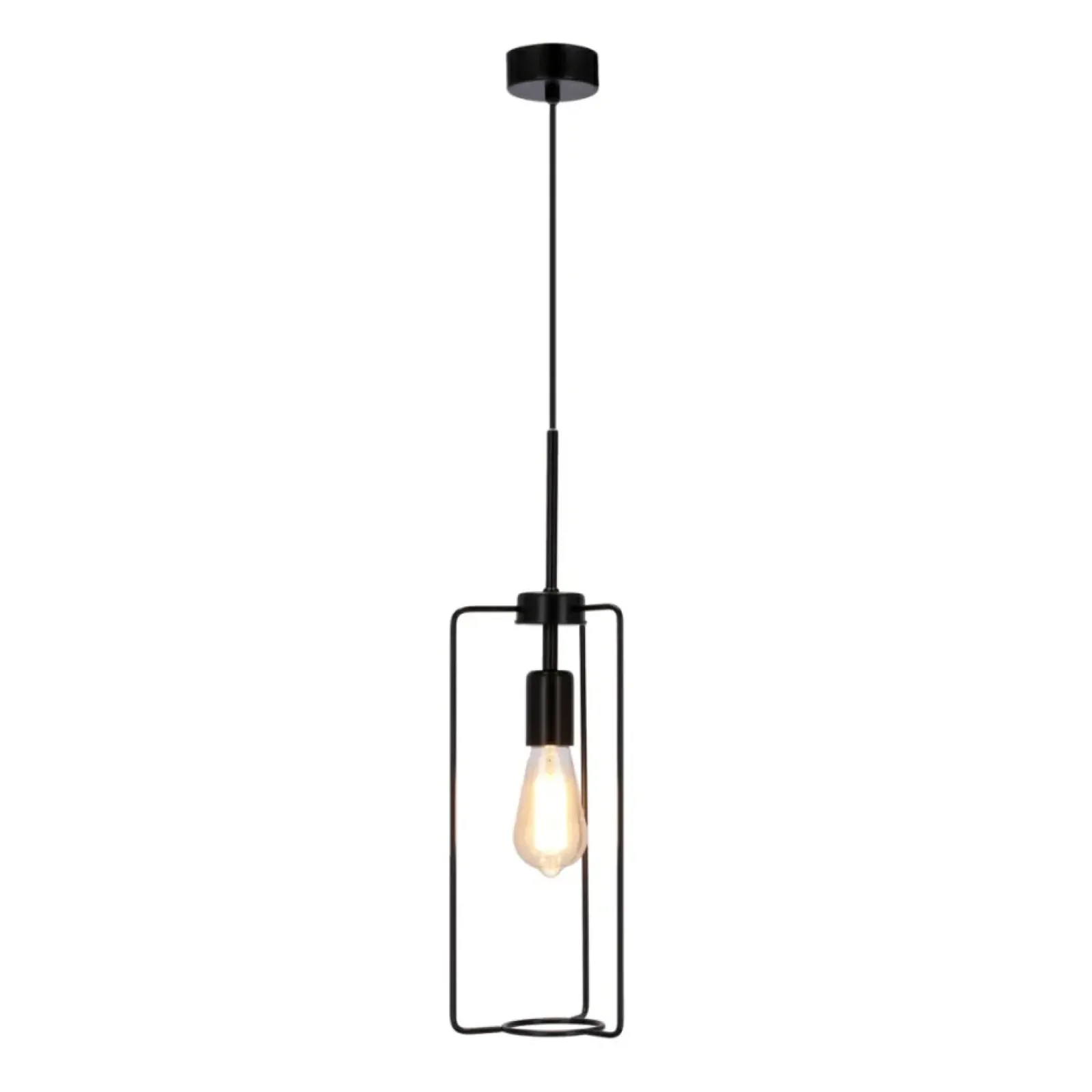 Sklep Kaja Minimalistyczna, czarna lampa wisząca do jadalni 31-10209 z serii CORD czarny Cheap