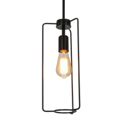 Sklep Kaja Minimalistyczna, czarna lampa wisząca do jadalni 31-10209 z serii CORD czarny Cheap